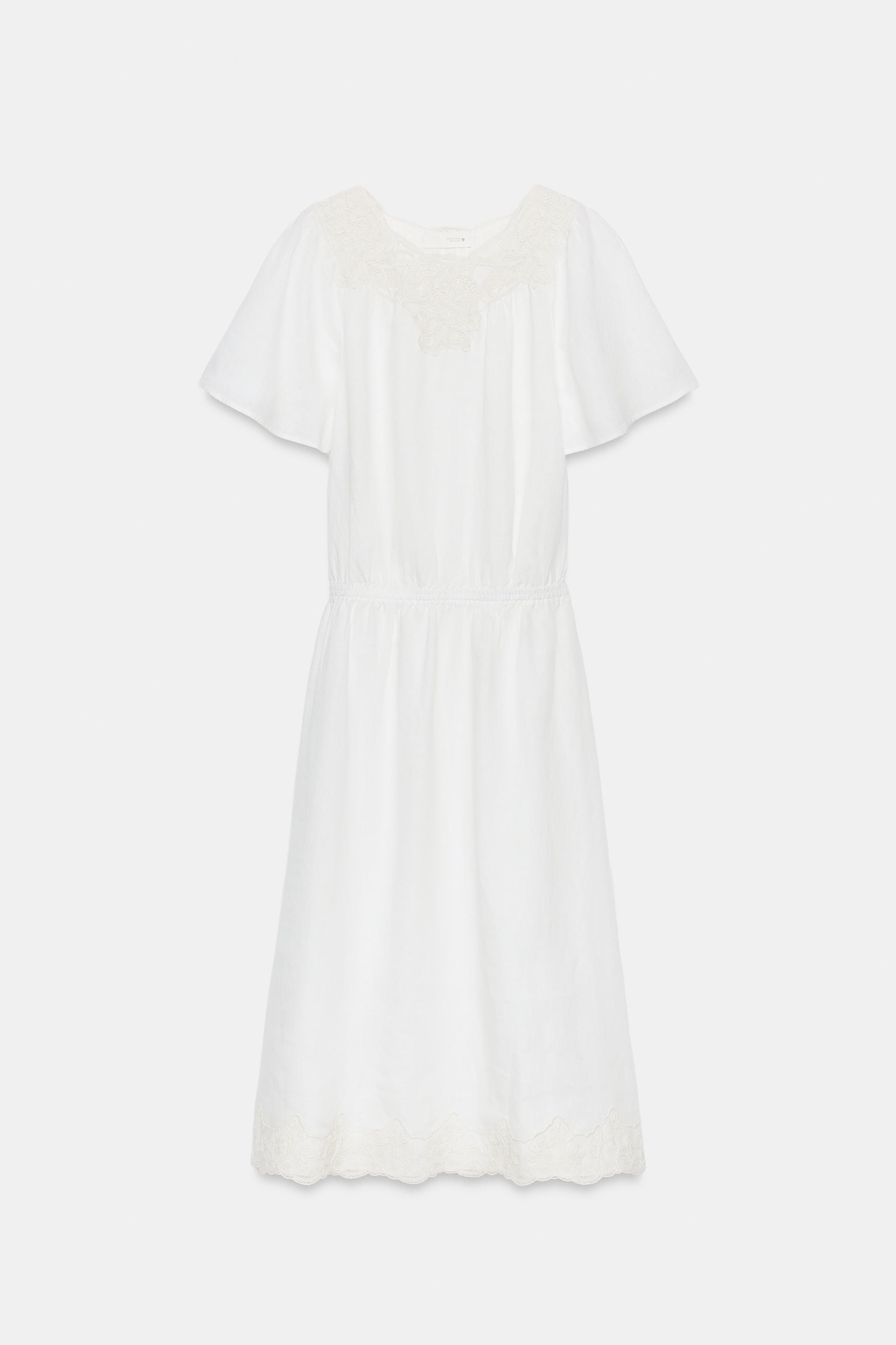 ROBE EN LIN CROCHET ZW COLLECTION